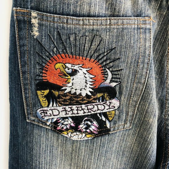 Ed Hardy Other - Ed Hardy Men's Denim Jeans 100% Size Waist 36 x Length 34